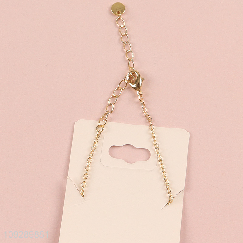 China factory golden copper necklace fashion jewelry