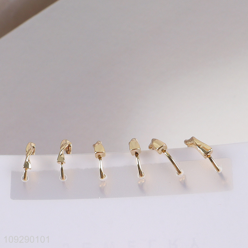 Hot items ladies fashion jewelry earrings ear studs set