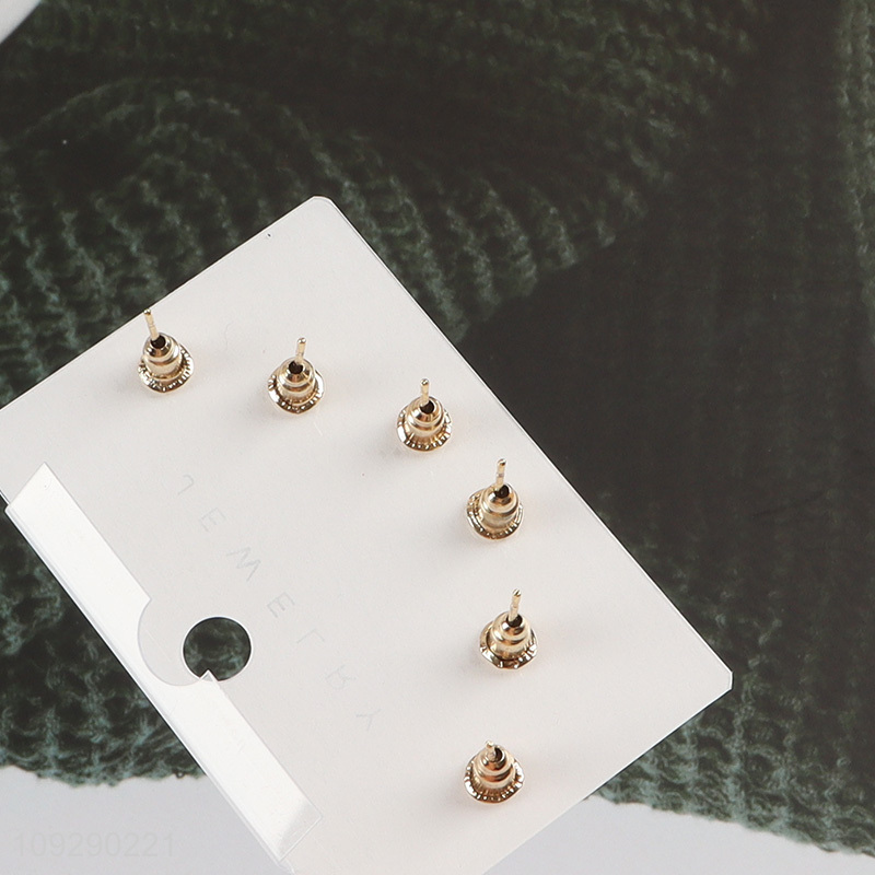 Hot products heart fashion jewelry earrings ear studs set