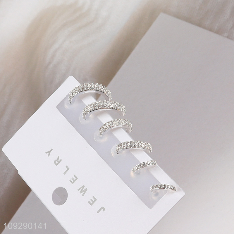 Online wholesale silver fashion jewelry earrings ear studs set