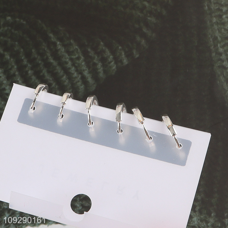 Good quality copper fashion jewelry earrings ear studs set