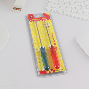 Top sale 2pcs hand tool screwdriver set wholesale