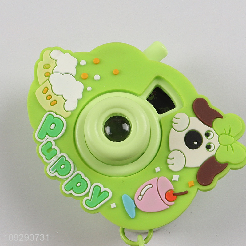 Top quality cartoon projection camera keychain toy