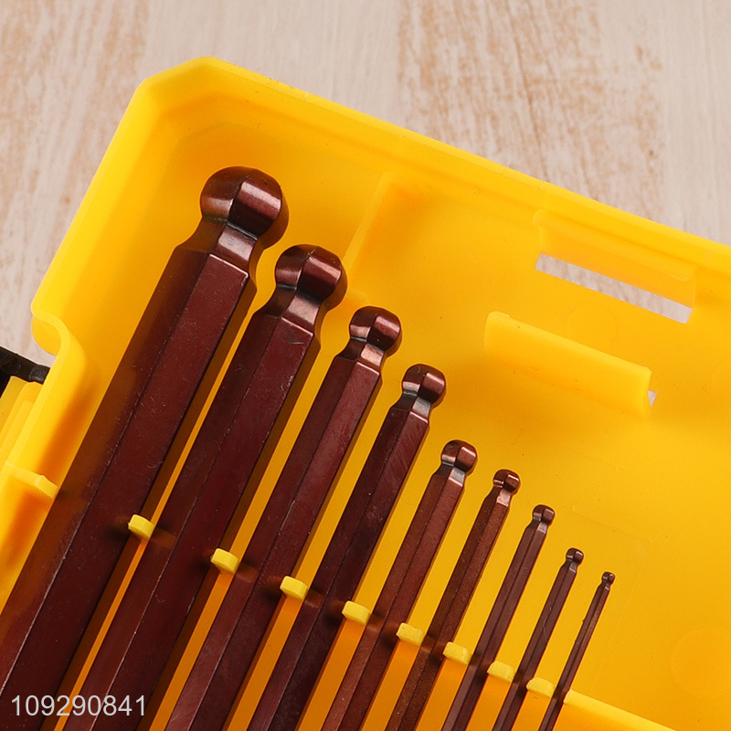Hot selling professional hardware tool hex wrench set