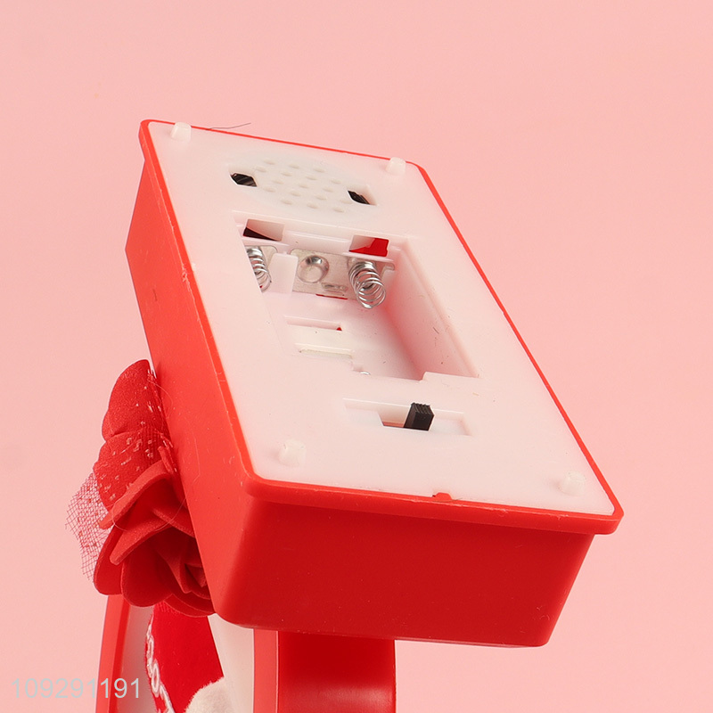 Top selling tabletop bear ornament Valentine's Day gift with lights