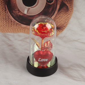 Hot products rose flower ornament Valentine's Day gift with cover