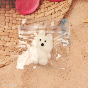 Low price puppy shape squeeze toys stress relief toys