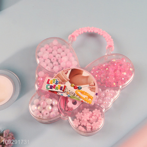 China wholesale pink diy jewelry toys bead toys for kids