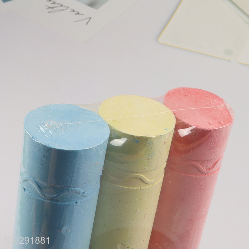 Top products school supplies 3pcs chalk set