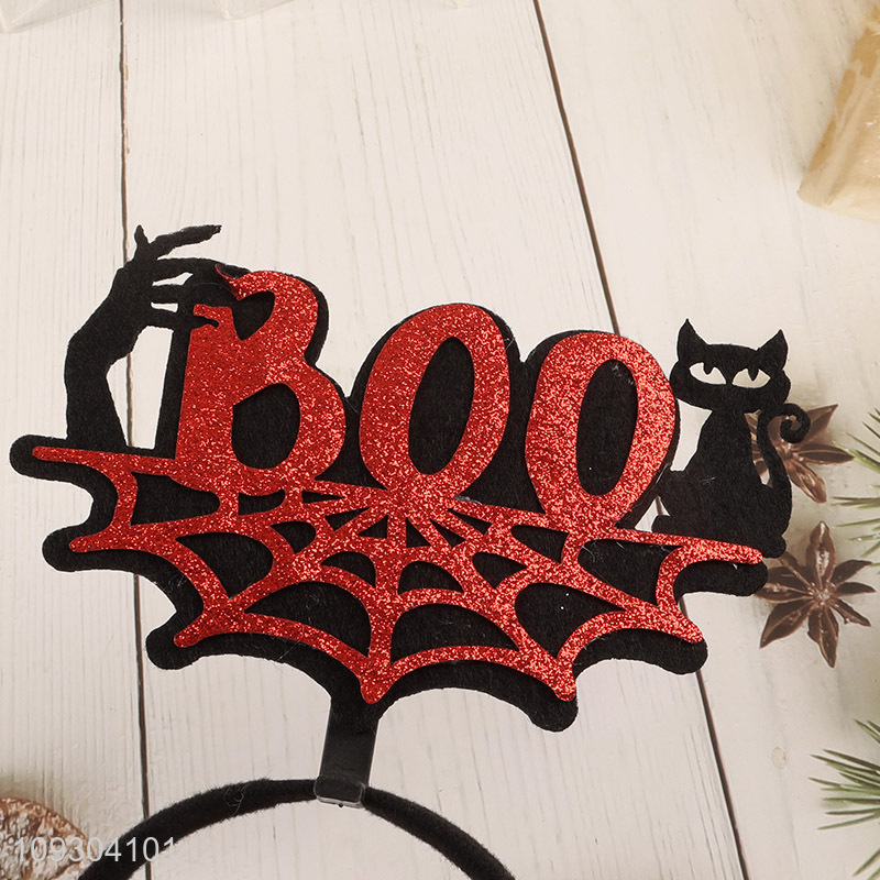 China products spider net Halloween party decoration hair hoop
