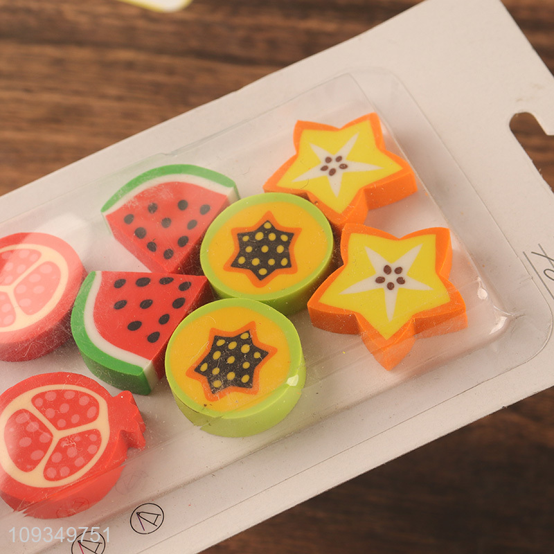 Yiwu market  8pcs school stationery eraser