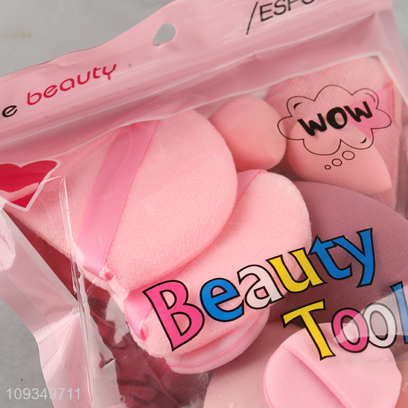 Best quality 14pcs makeup sponge cosmetic puff