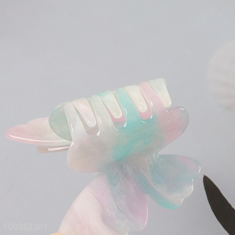 China supplier butterfly hair claw clips hair accessories
