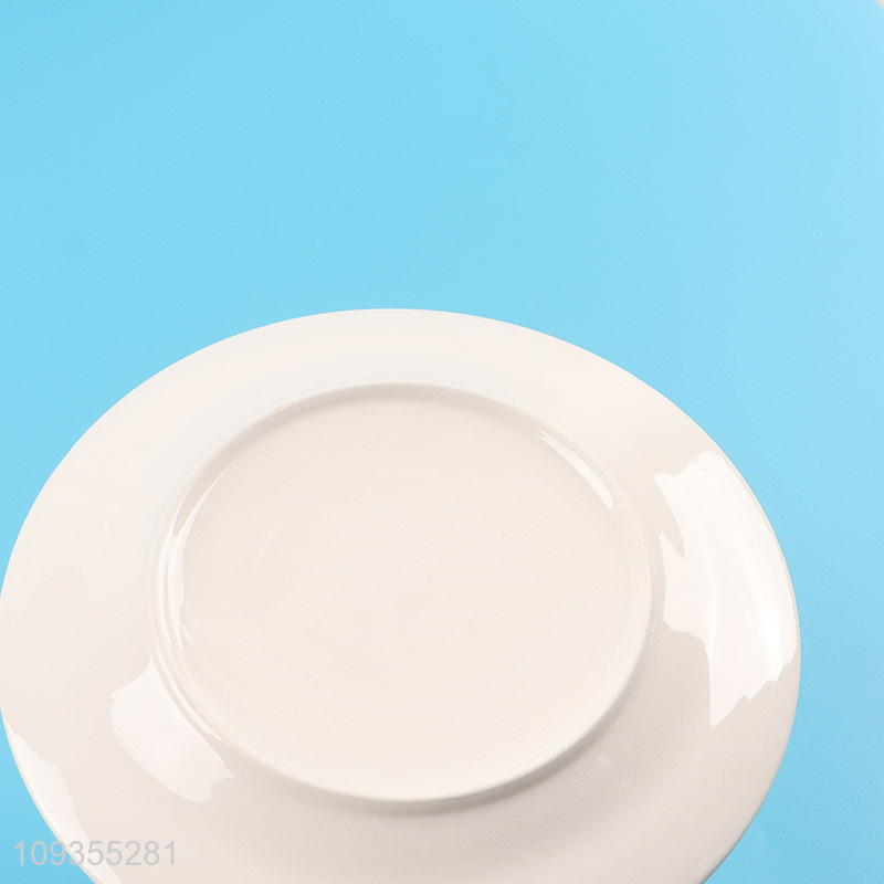 Hot sale round delicate 6-inch flat plate