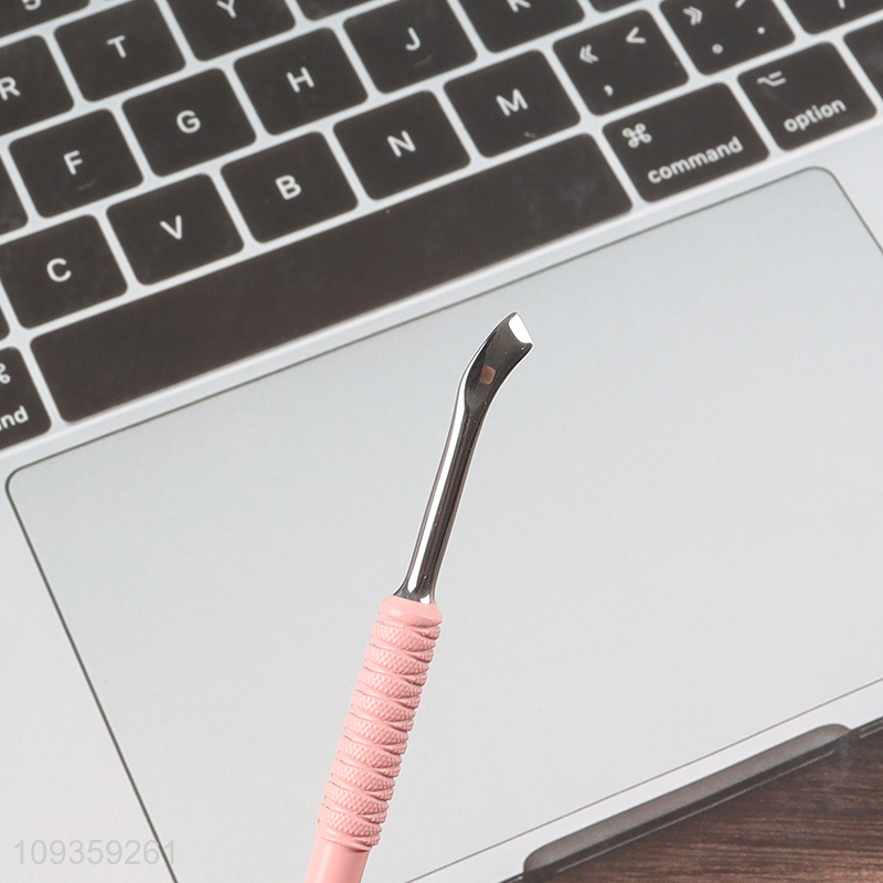 New product double-ended nail cuticle pusher for sale