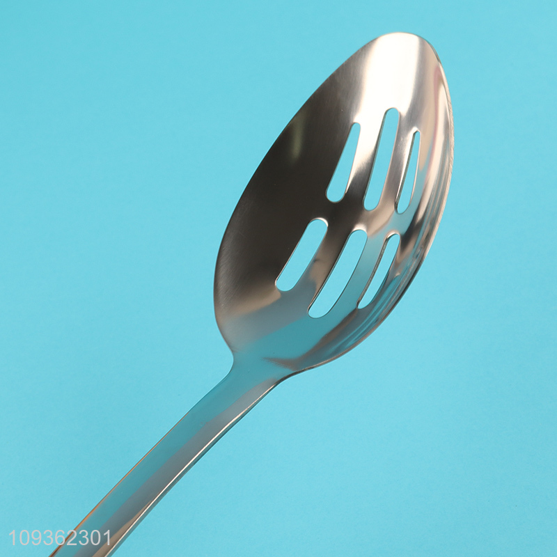 Top selling kitchen gadget long handle slotted ladle