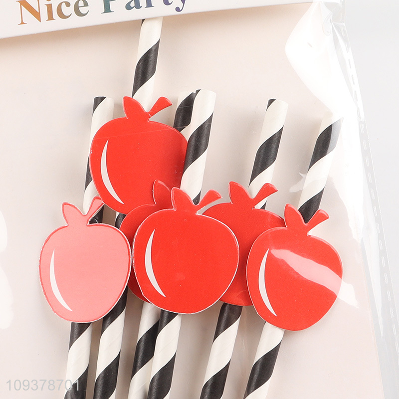 China factory paper straw drinking straw for decoration