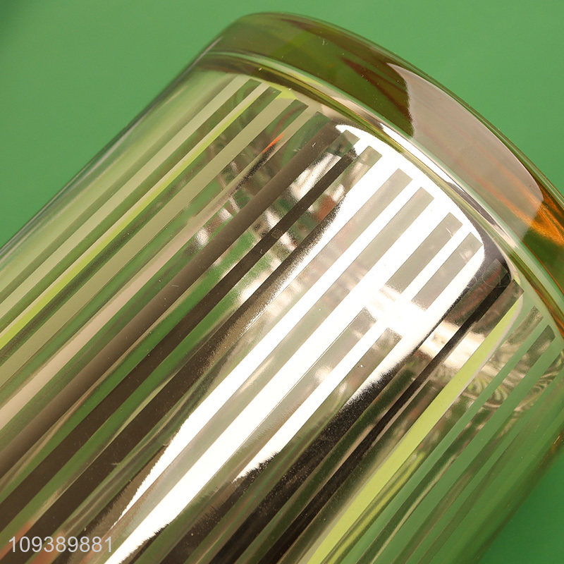Factory direct sale glass candle jar holder candle cup for home decor