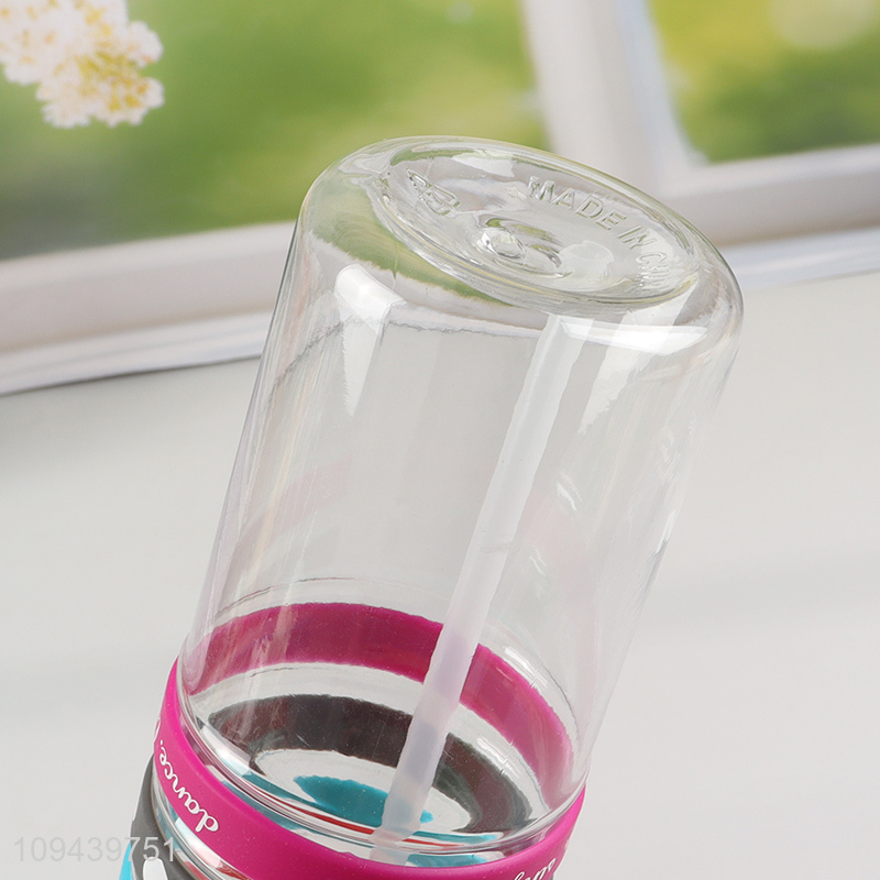 China supplier portable plastic water bottle with handle