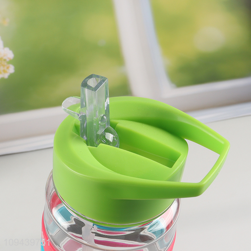 China supplier portable plastic water bottle with handle