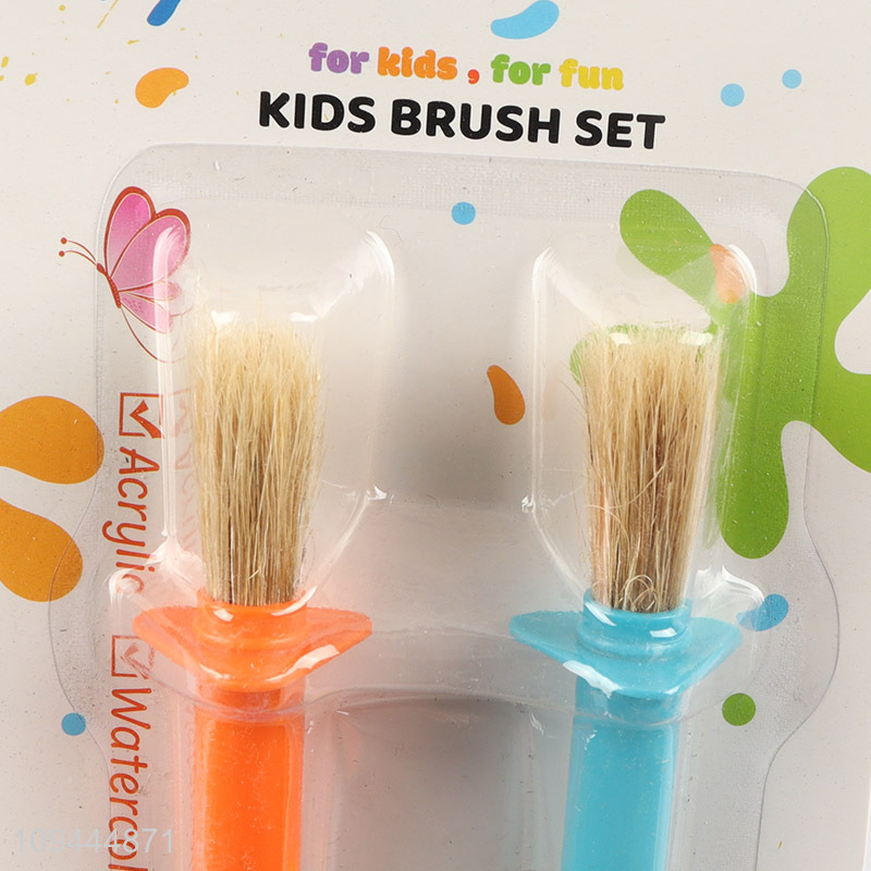 New product kids durable artist painting brush set